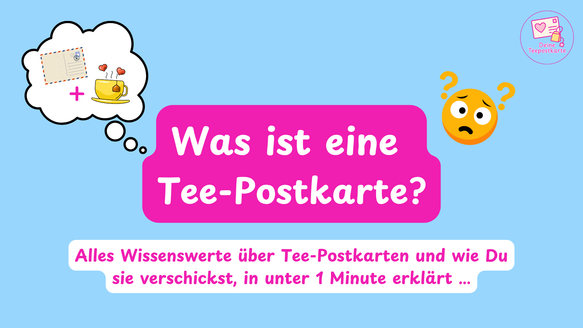 Video laden: Was ist eine Tee-Postkarte?